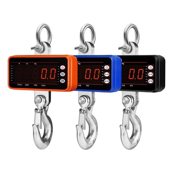 1500kg/1000kg/500kg Digital Hanging Scale With 65ft Remote Control Heavy Duty Crane Scale Dimmable LED Industrial Hook Scales ,Reliability