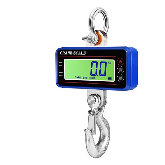1500kg/1000kg/500kg Digital Hanging Scale with 65ft Remote Control Heavy Duty Crane Scale Dimmable LCD Industrial Hook Scales ,Reliability