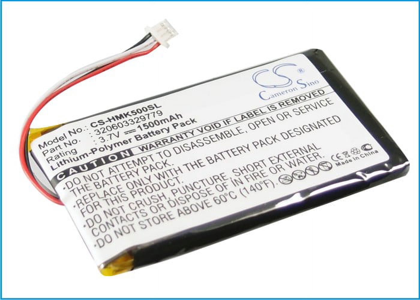 Batterie 1500mAh Pour Harman & Kardon GPS-500 – Remplacement Li-Po 3.7V – Neuve