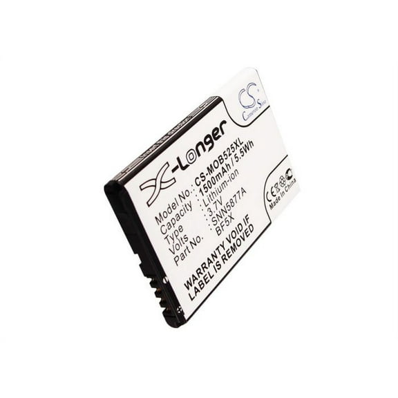 1500mAh High Capacity Slim Battery for Motorola DEFY, MB520, MB525