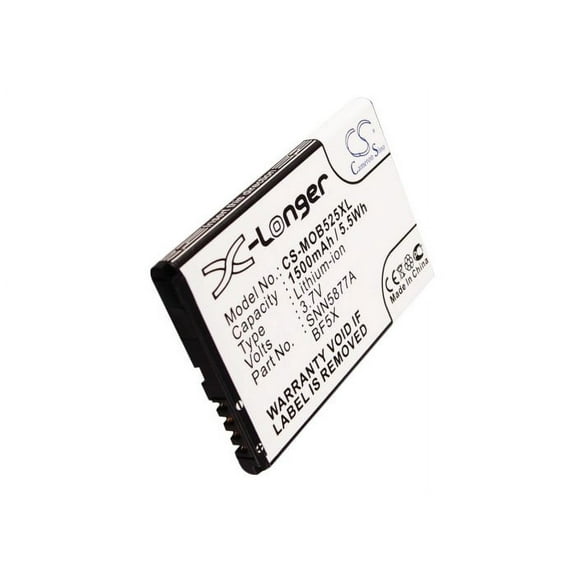 1500mAh Li-ion Replacement Battery for Motorola MB520, MB525