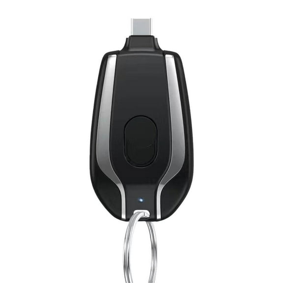 1500mAh Rechargeable Keyring Pocket Power Bank for Android USB Type-CSALE T3Y2