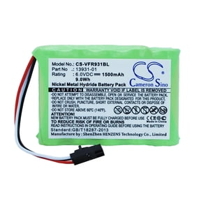 1500mAh Verifone 13931-01 Battery for CPU-4 Ruby Console CPU-5