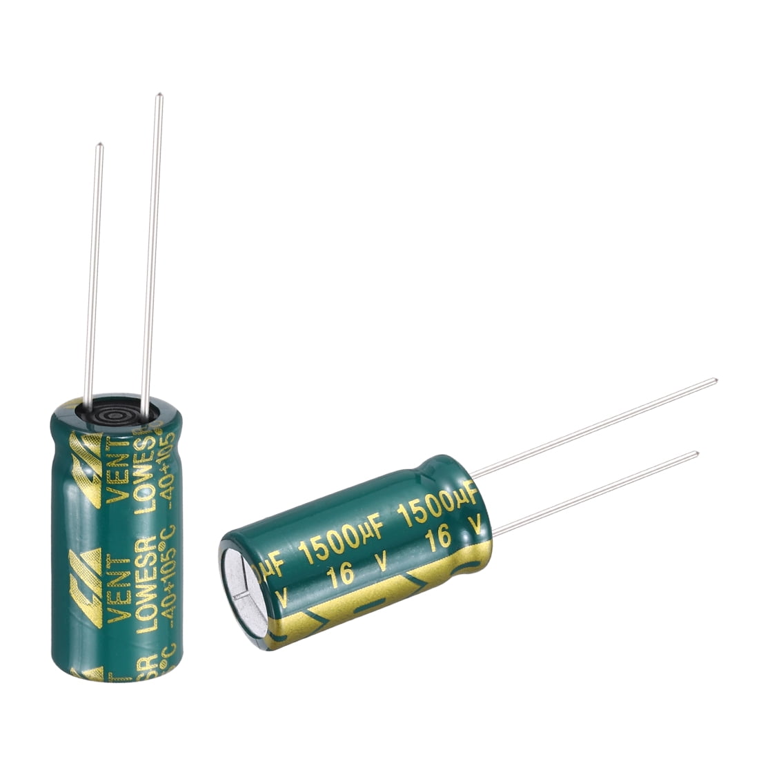 1500uF 16V 10x20mm Electrolytic Capacitor, Radial Aluminum Capacitors ...