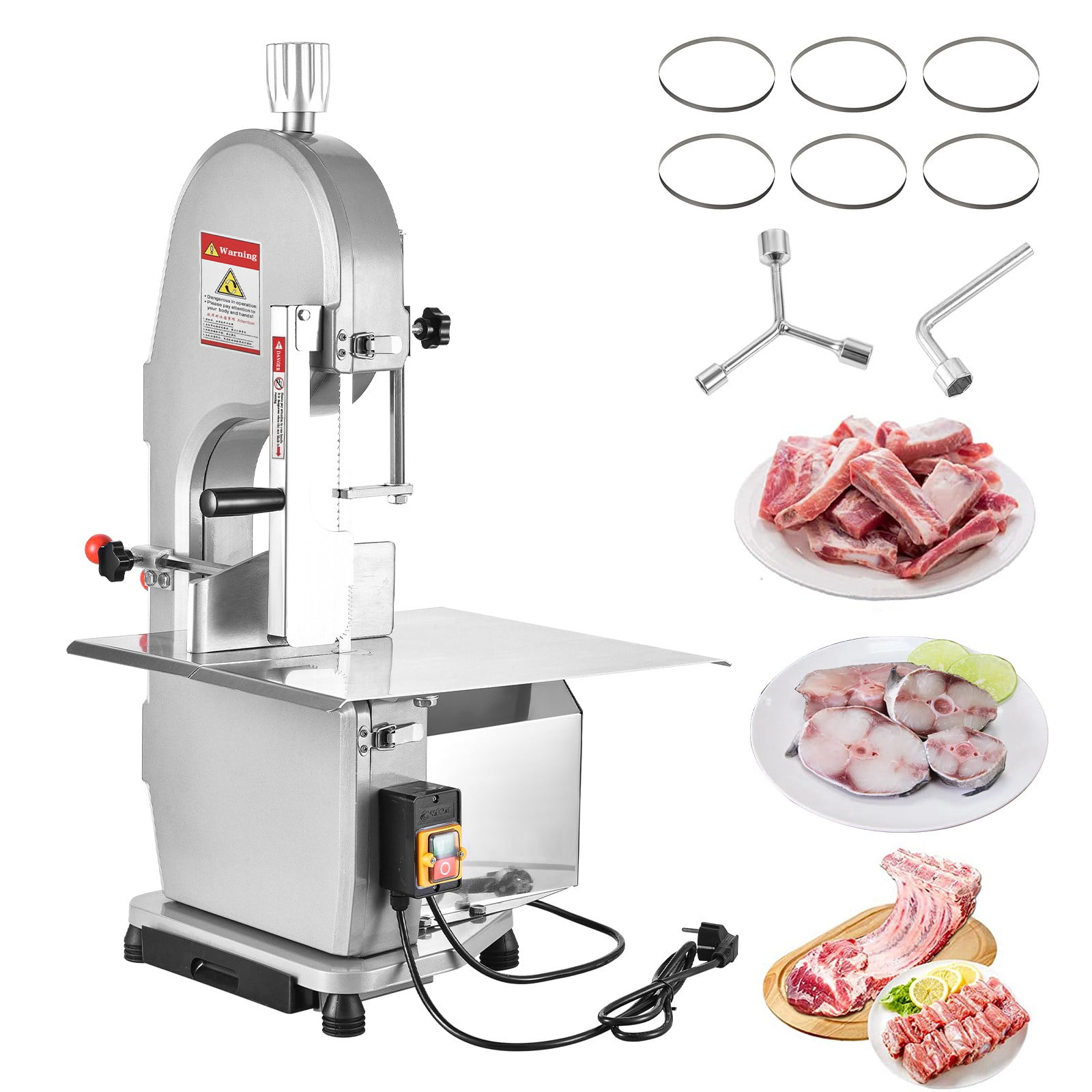 1500w Electric Meat Cutter Machine,Butcher Bone Sa