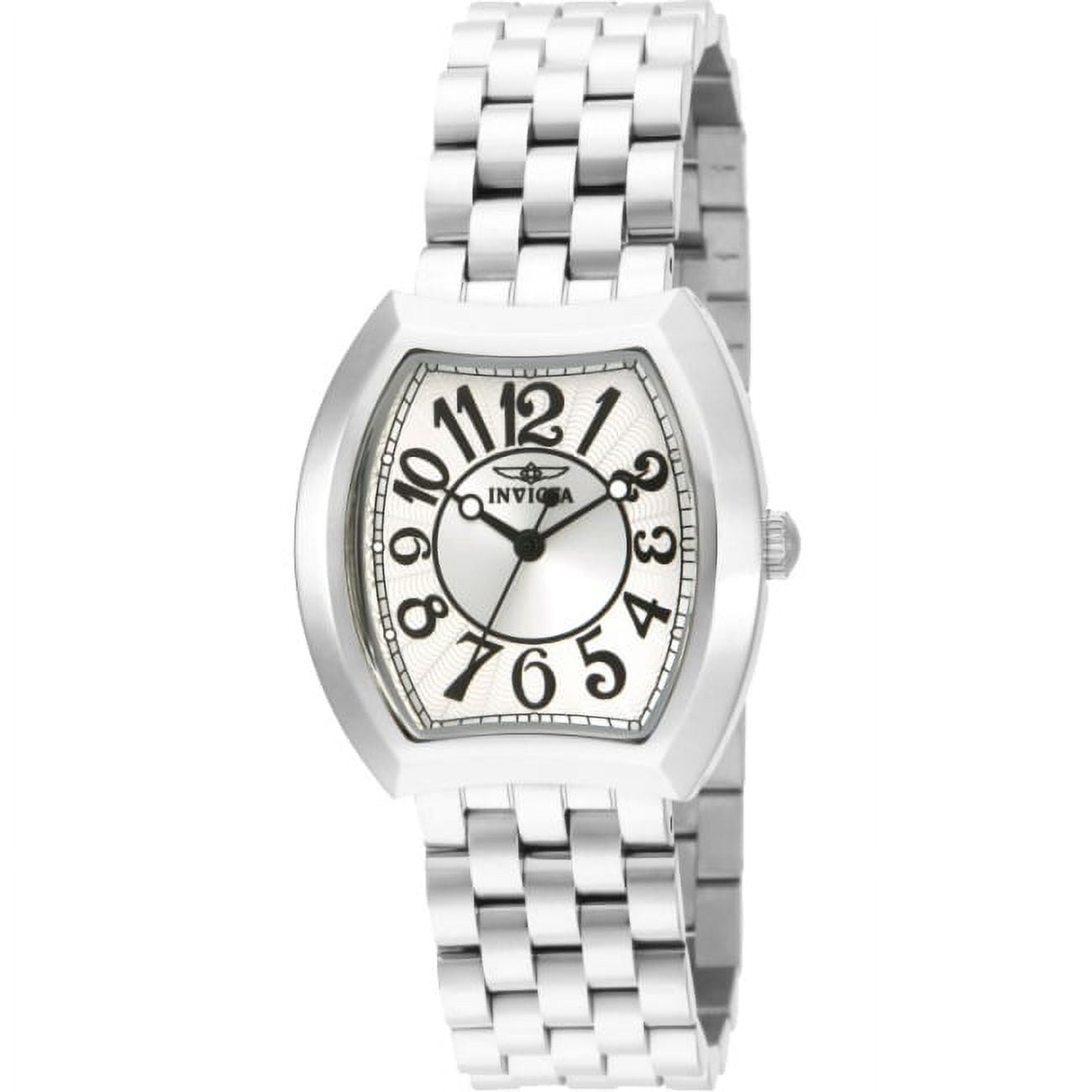 15038 Women's Angel Stainless Steel Silver-Tone Dial Watch