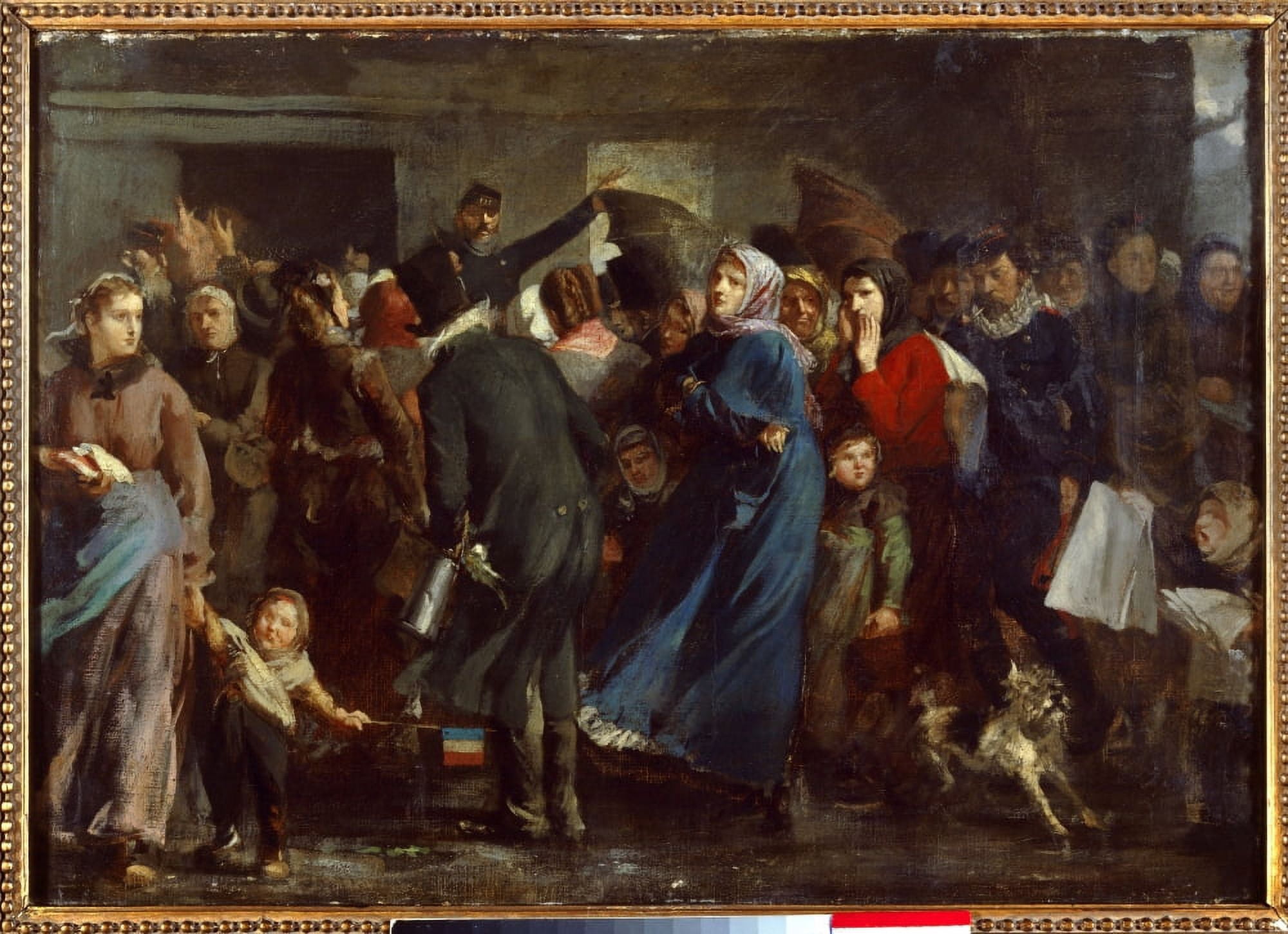1506 Clement Auguste Andrieux (1829-1880) French School Canvas Art - (36 x 24)