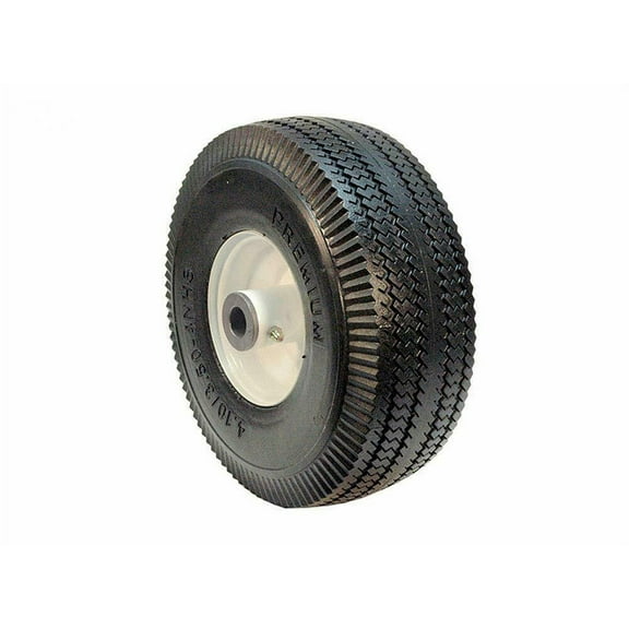 15087 FLAT FREE Wheel Assy (4.10X3.50-4) Compatible With Toro 105-3471