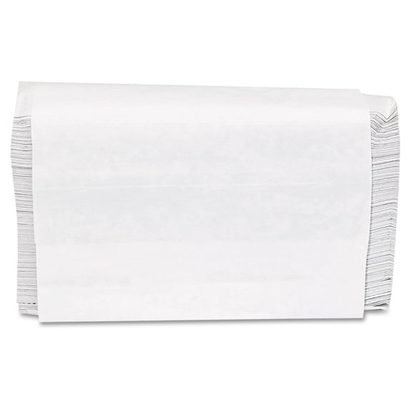 1509 Folded Paper Towels, Multifold, 9 x 9 9/20, White, Pack of 250 Towels (Case of 16 Packs)