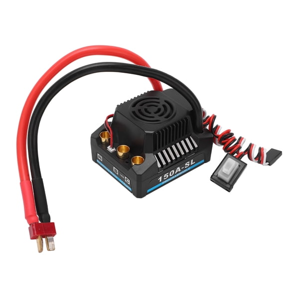 150A Brushless ESC, Easy To Program Motor Lock Protection RC Brushless ESC Dustproof For 1/8 RC Truck