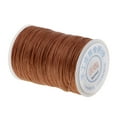 thumbnail image 1 of 150D Waxed Polyester Braided Thread for DIY Leathercrafts Light Brown, 1 of 6