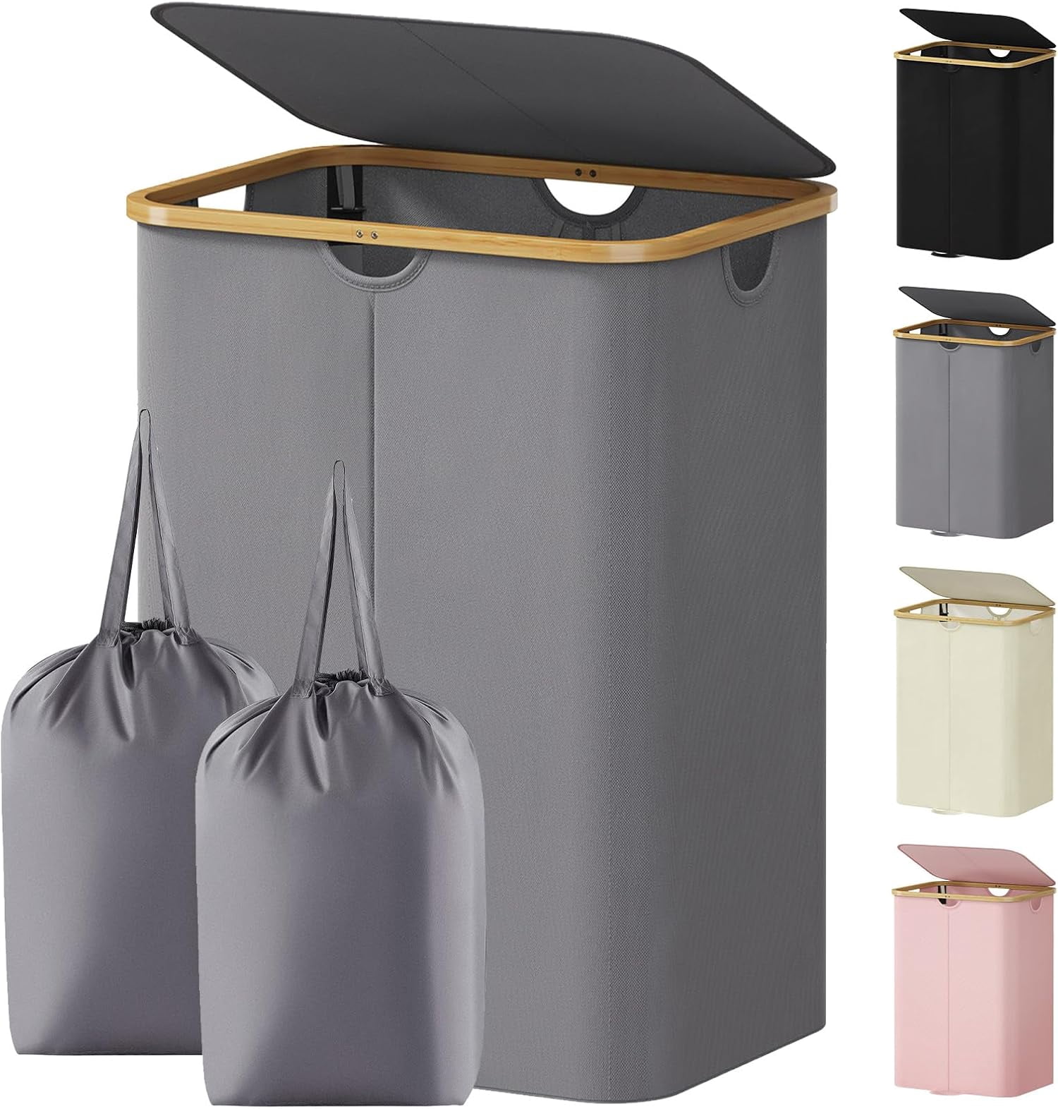 Double Hamper With Lid