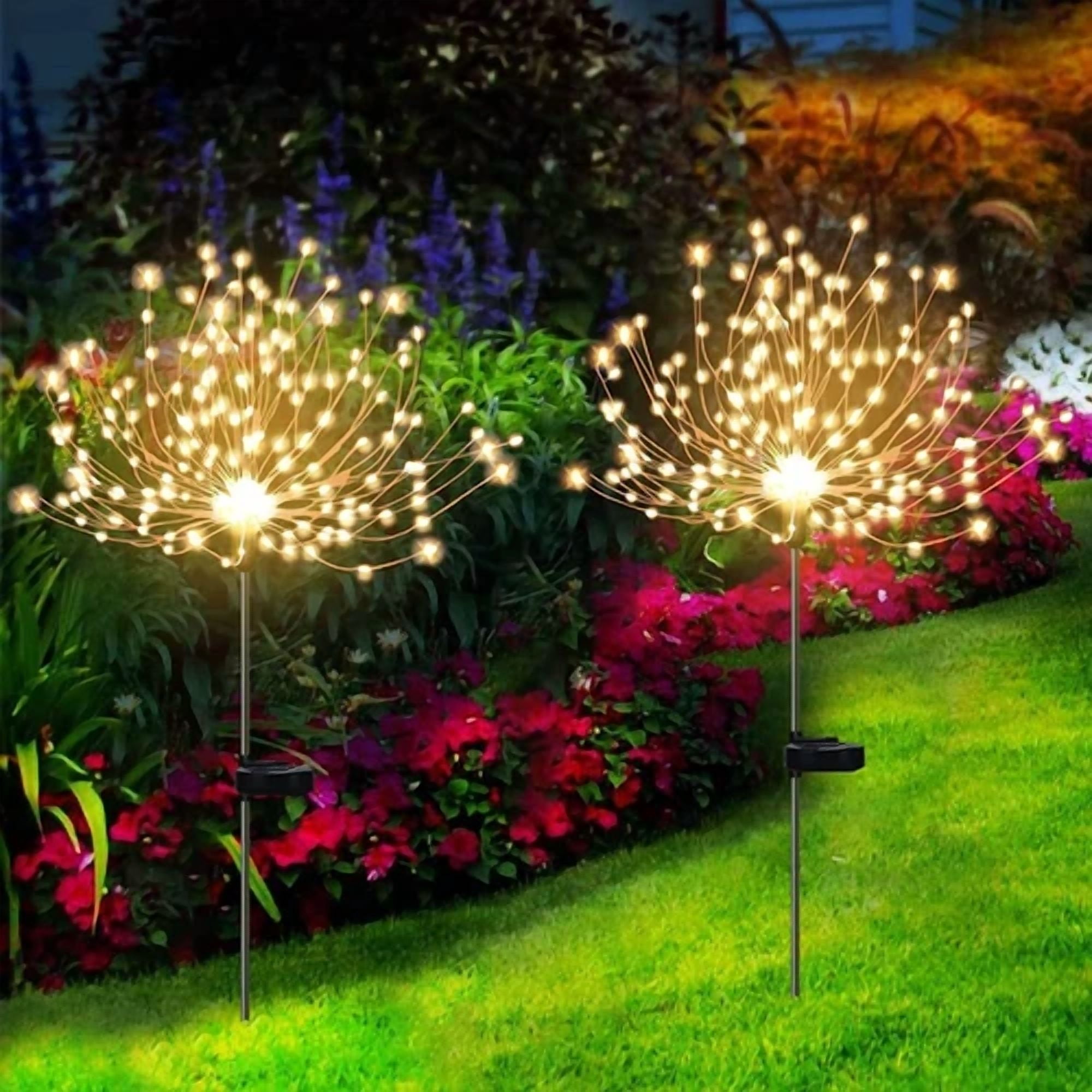 150Led Solar Garden Lights Firework Starburst Outdoor Fairy Lamp Yard Decor