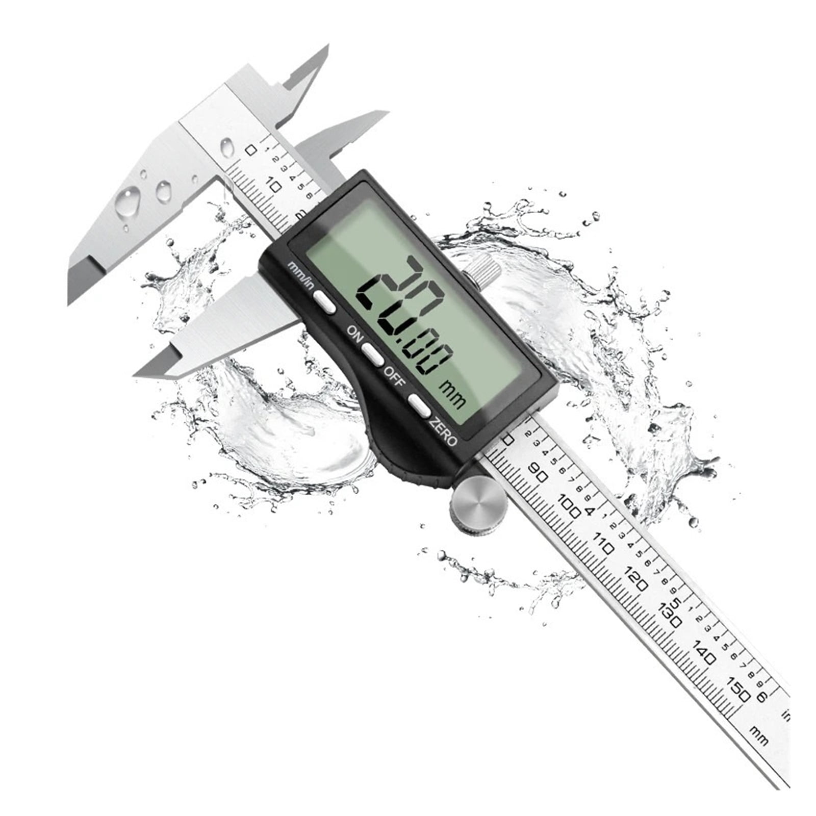 150MM 200MM 300MM Digital Caliper Large LCD Screen Caliper Metal Vernier Digit Caliper Gauge Measurement Tool