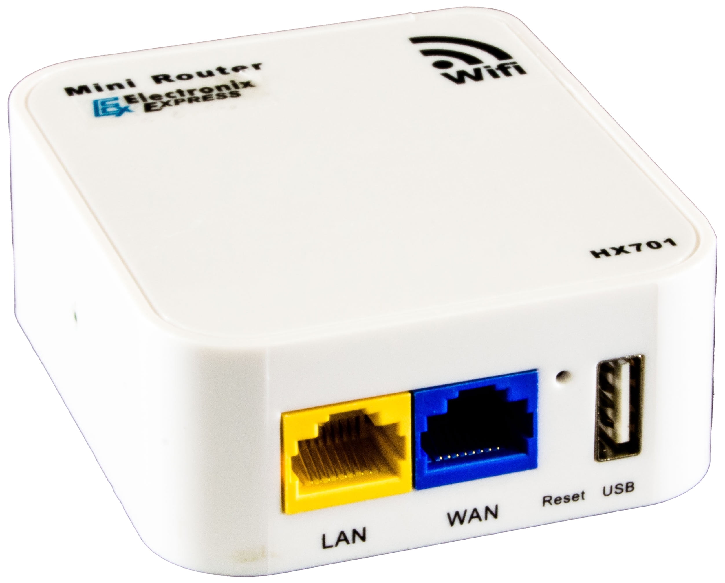 150Mbps Wireless N Mini Pocket Router, Repeater, 2 LAN Ports, USB