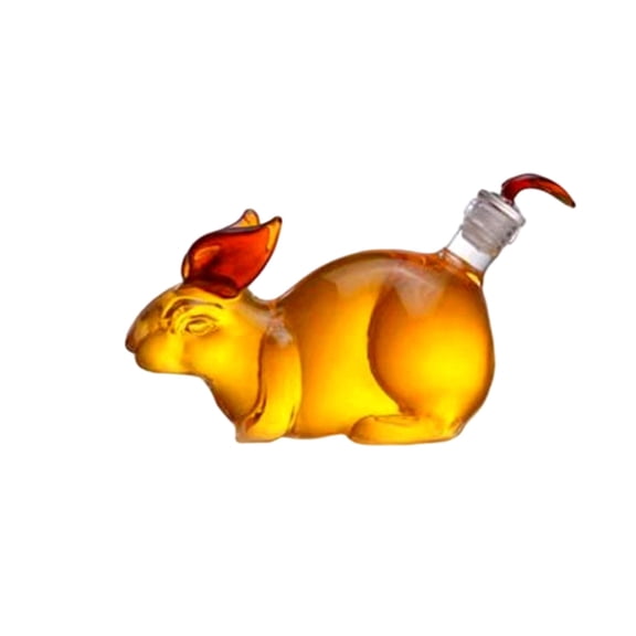 150Ml Borosilicate Glass Whiskey Decanter Bottle With Stopper Creative Design For Party Bar Home Kitchen Table Spring Decoration