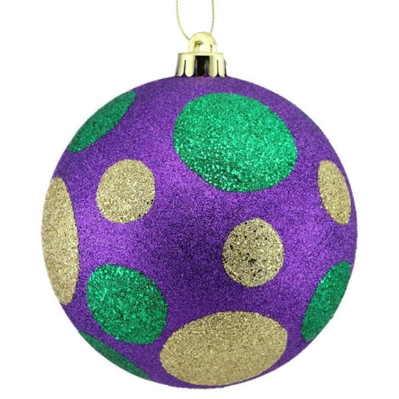 150Mm All Glitter Polka Dot Ball
