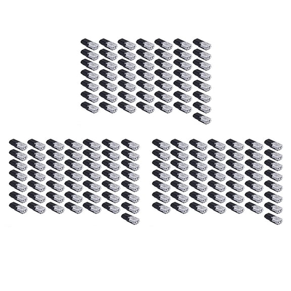 150PC Double-Wire Plug-in Connector with Locking Buckle,Pluggable Connectors 2 Pin 2 Way Universal Compact Wire Terminal
