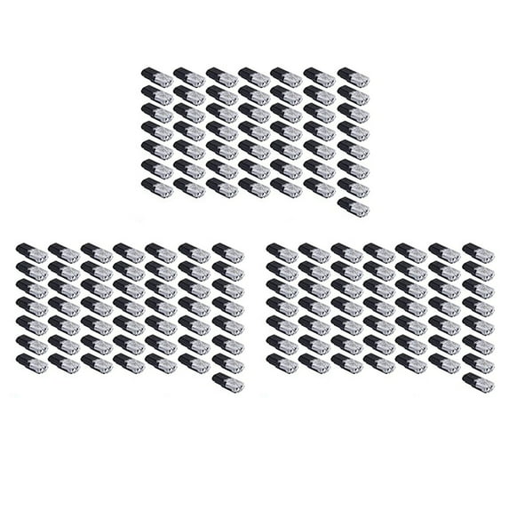 150PC Double-Wire Plug-in Connector with Locking Buckle,Pluggable Connectors 2 Pin 2 Way Universal Compact Wire Terminal