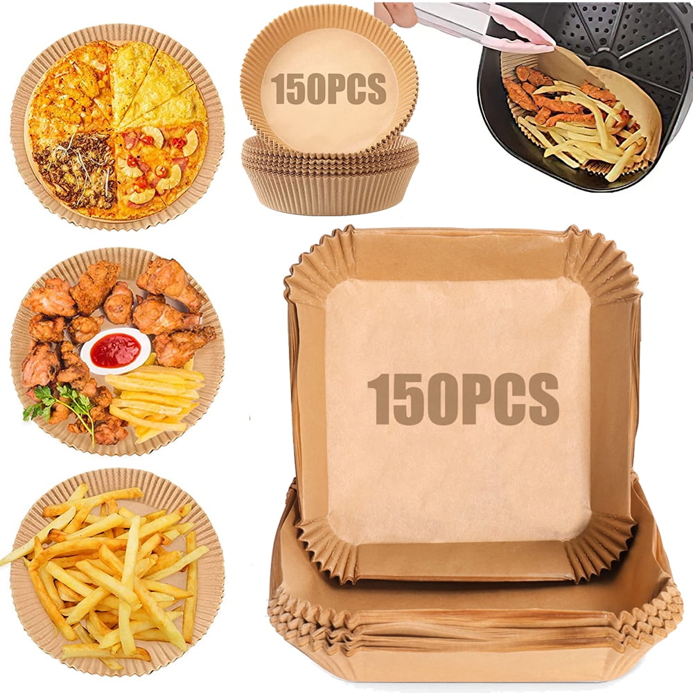 https://i5.walmartimages.com/seo/150PCS-Air-Fryer-Disposable-Paper-Liner-6-7-Inch-Square-Non-Stick-Parchment-Liners-Oil-proof-Water-proof-Cooking-Baking-Roasting-Filter-Fryers-Basket_74680299-822b-49cf-a759-1f182c7a7bea.18742a4b46813115f772f80c7dfc82f5.jpeg