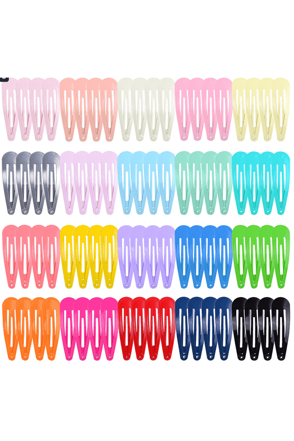150PCS Colorful Snap Hair Clips Hair Barrettes for Girls,Clips Candy Color Hair Accessories for Kids Teens, Toddlers,Women