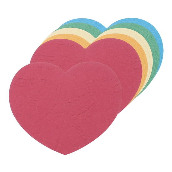 Uxcell 150Pcs Heart Paper Cutouts 2.5" Assorted Color Heart Shaped Cut Outs for Valentine's Day Classroom Bulletin Board Blue Green Red