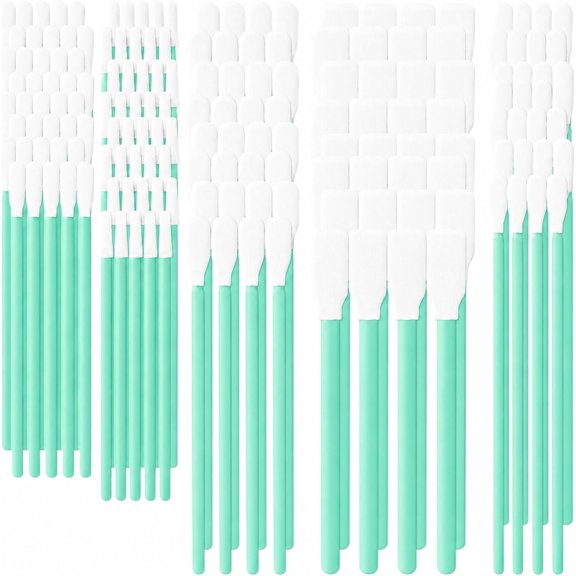 150PCS Microfiber Cleaning Swabs, 5-Size Lint Free Swabs Cleaning Q Tips for 3D Printers, Drones, Camera Lenses, Optics, Electronics, Auto Detailing, Arts and Crafts