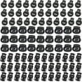 thumbnail image 1 of 150PCS Professional DIY Plastic Spring Fastener Cord Lock Toggle Stopper Buttons Fastener Slider (2-Hole Ellipse x50,1-Hole Cylinder x50, 1-Hole Ball x50), 1 of 5