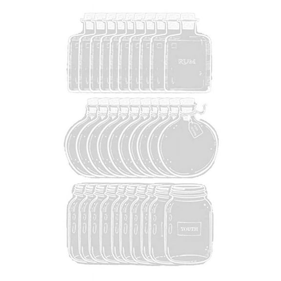 150PCS Transparent Dried Flower Bookmarks DIY Handmade Book Marks