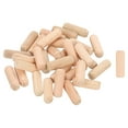 thumbnail image 1 of Uxcell 150 Pack 2/5" x 1-1/6" Wooden Dowel Pins, Furniture Woodwork Grooved Fluted Pin, 1 of 6