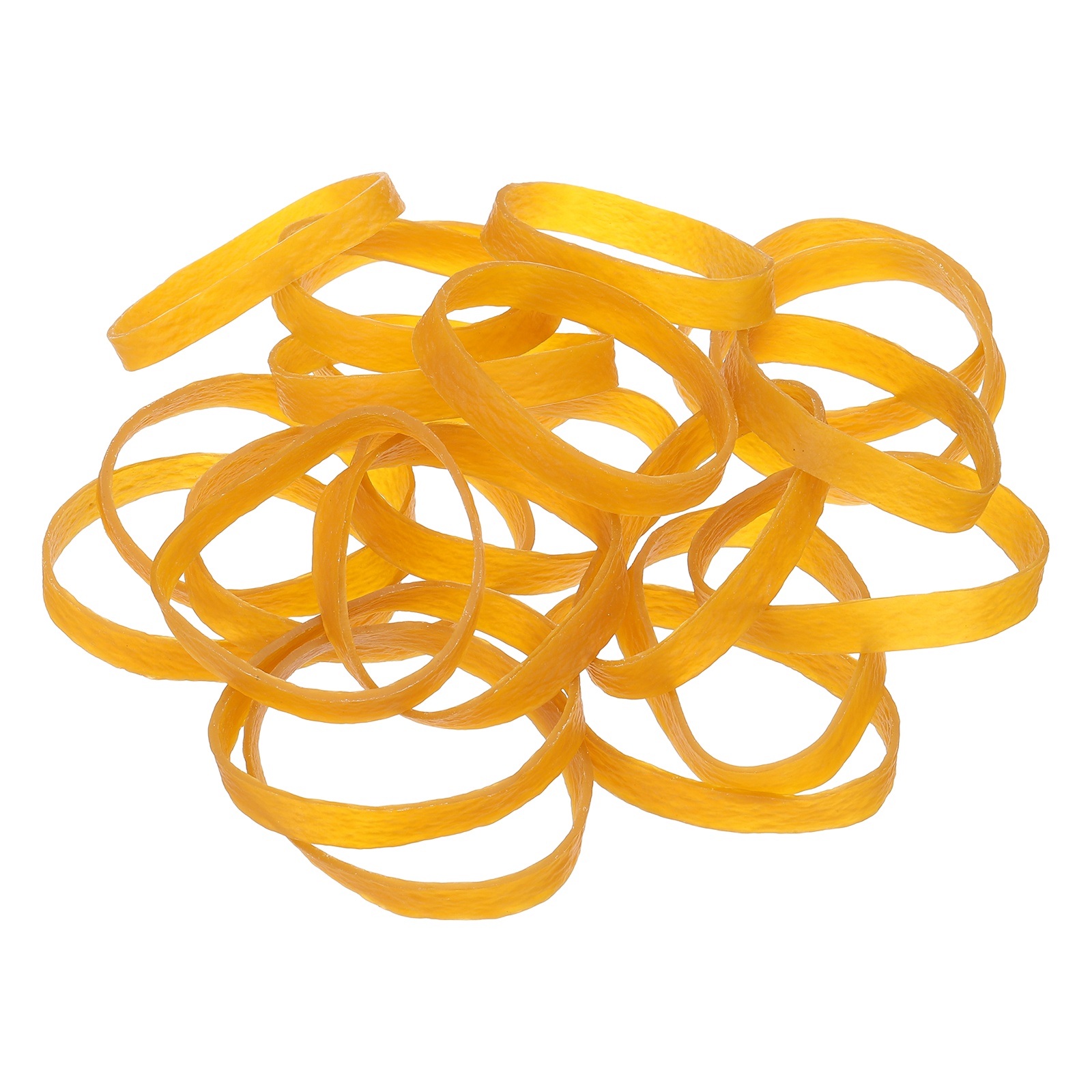150Pack Rubber Bands, 3.94x0.39 Inch Elastic Bands for Office Supplies, Yellow