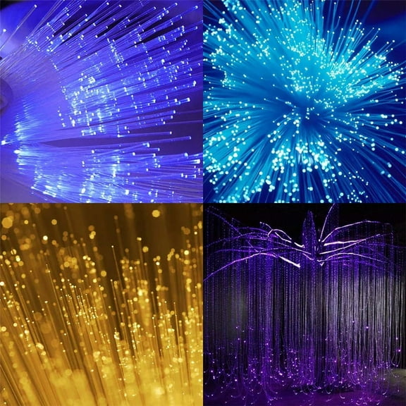 150Pcs 2M Light Light Engine Super Bright Car End Glow Plastic Fiber Optic Cable