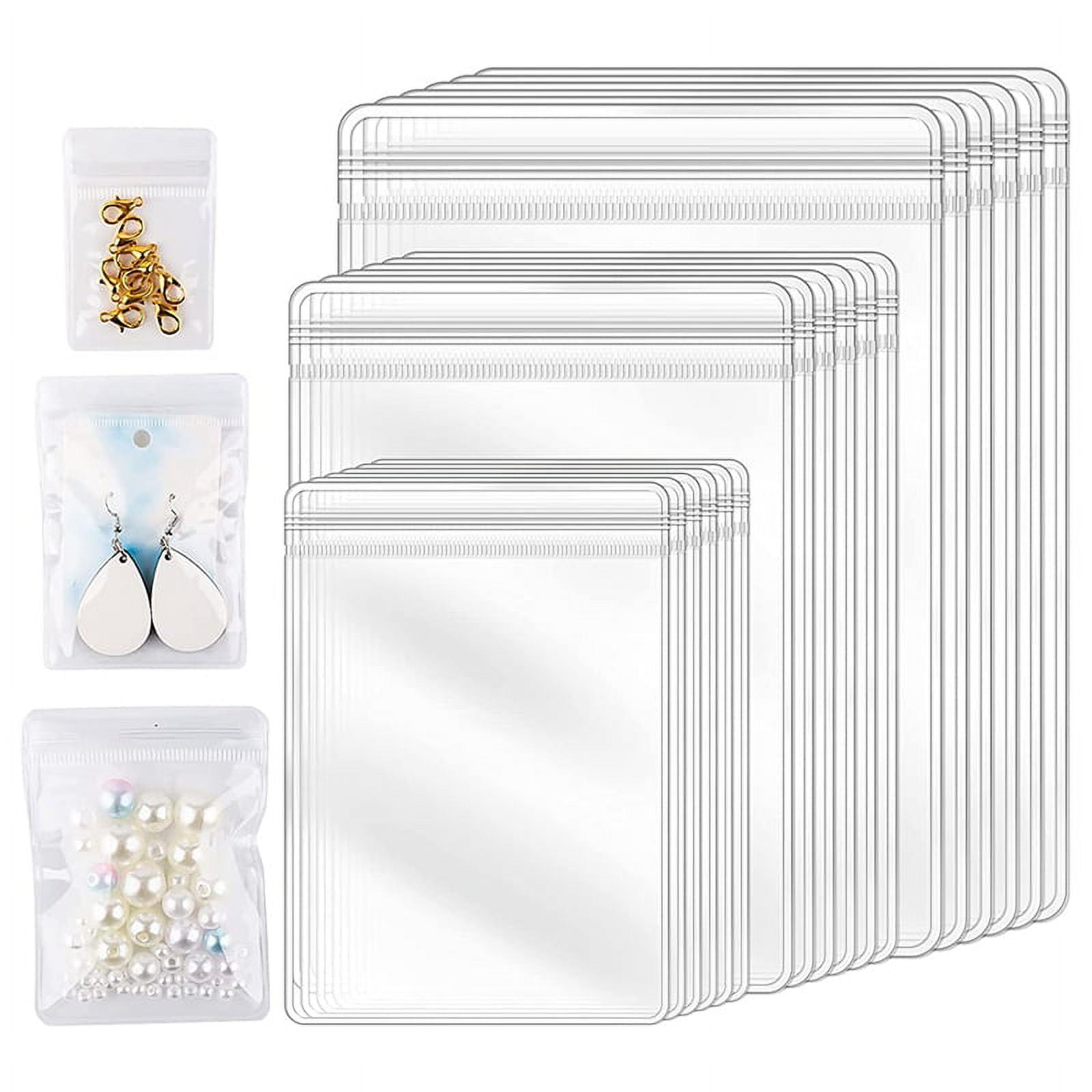 Minoly 1 x 2 Small Plastic Bags for Jewelry, 2 Mil 100pcs Clear  Reclosable Bags, Mini Zipper Baggies for Craft Beads, Seeds, Coins, Tiny  Parts, Pills, Screws etc 