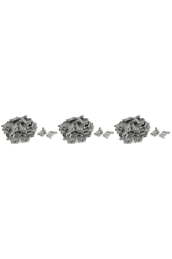 150Pcs 35mm DIN Rail Terminal Block End Stopper Mounting Clips,150 x Terminal Block End Stopper,gray