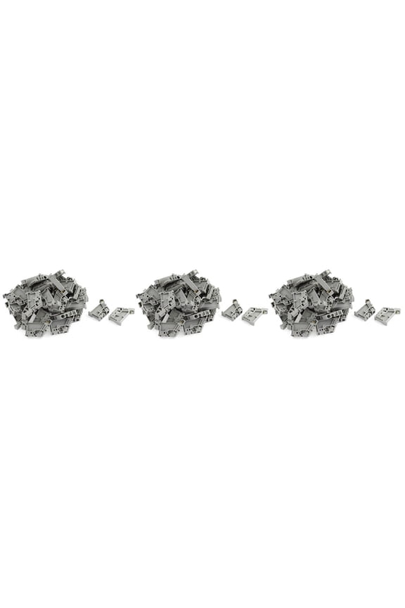 150Pcs 35mm DIN Rail Terminal Block End Stopper Mounting Clips