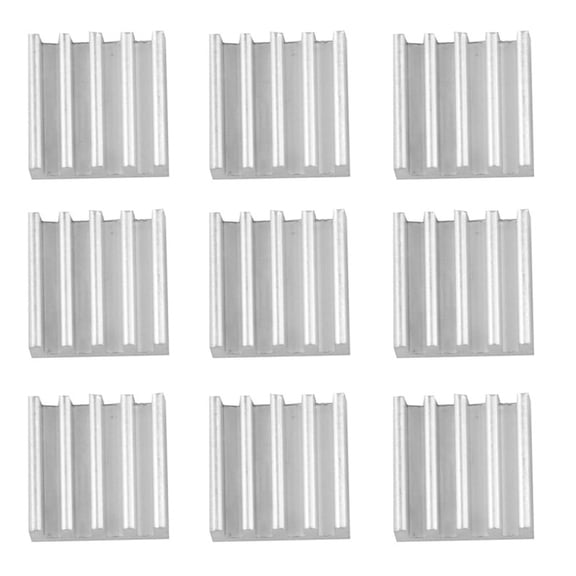 150Pcs 9x9x5mm Mini Aluminium Heatsink for IC LED Chipset RAM,150pcs x Mini Aluminium Heat Sink,Silver