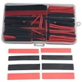 thumbnail image 1 of 150Pcs Black Red Larger Diameters Heat Shrink Tubing Kit, 1 of 8
