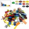 thumbnail image 1 of 150Pcs Bulk Smooth Flat Plate Building Block 1x1 1x2 1x6 Dots Thin Tile Bricks For Kid Toy Mixed Particle Compatible Brand, 1 of 8