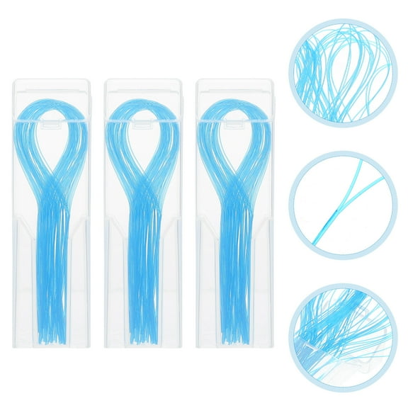 150Pcs Dental Floss Threaders Brace Thread Guide Nylon Dental Floss Braces Accessories