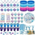 150Pcs Frozen Birthday Party Favors Silicone Bracelets, Snowflake