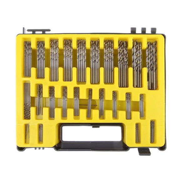 150Pcs Mini Twist Drill Bit Kit 0.4mm-3.2 Small Drill Box Opener Hole Set For Woodworking Plastic And Aluminum HSS Drill Bit Set ,Multi Purpose Design