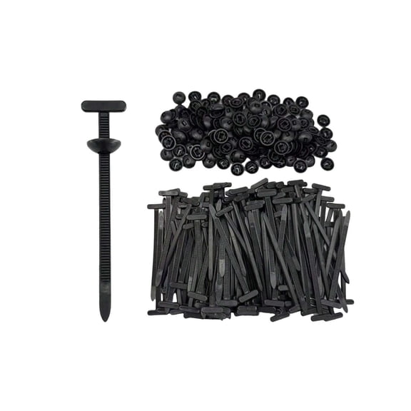 3.55 in Black Nylon Cable Ties 150 Piece