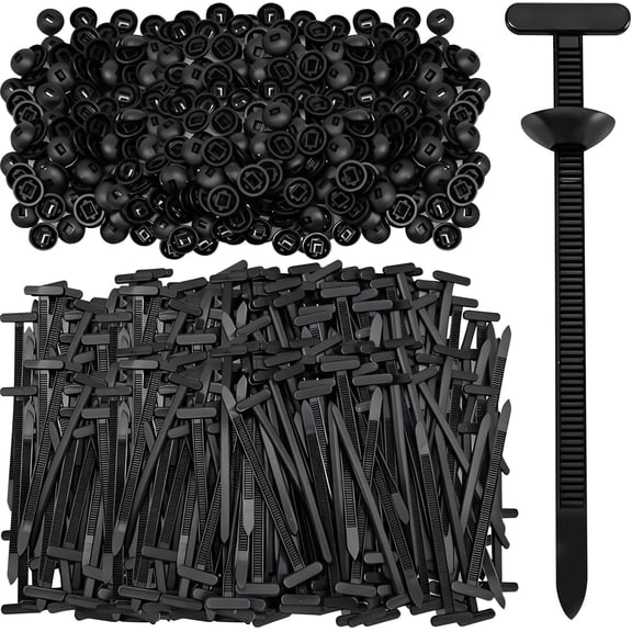 150Pcs Nylon Universal Cable Tie Buckle, Zipper Clips Heavy Duty Plastic Plastic T Zip Ties Self-Locking Holder for Car Daily Repair Quick Fixing Multipurpose