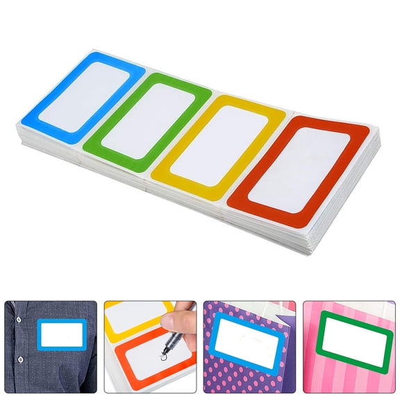 150Pcs Sorting Sticker Sheets with Writable Name Tags for Office Storage and Home Organization