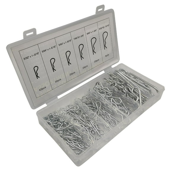 150Pcs Spring Steel Hitch Pins Clip Retaining Pins Tractor Cotter Pins Spring Clip