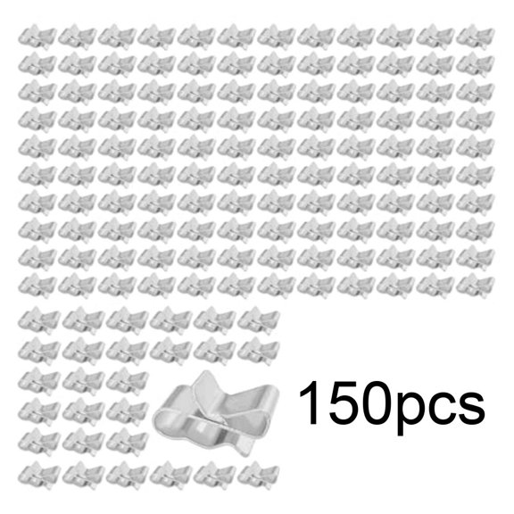 150Pcs Stainless Steel Trailer Wiring Clamps Solar Panel Cable Clamps For Boat