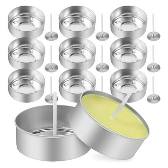 150Pcs Tea Lights Cups, with Candle Wicks for Lovers