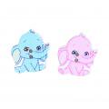 150Pcs Wooden Buttons Cartoon Elephant