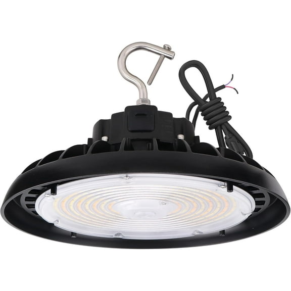 150W/120W/100W UFO High Bay Light, 23250LM 0-10V Dimmable, LED Shop Lights 3500K/4000K/5000K, Replacement of 730W MH/HPS for Workshop Warehouse Factory Barn Garage