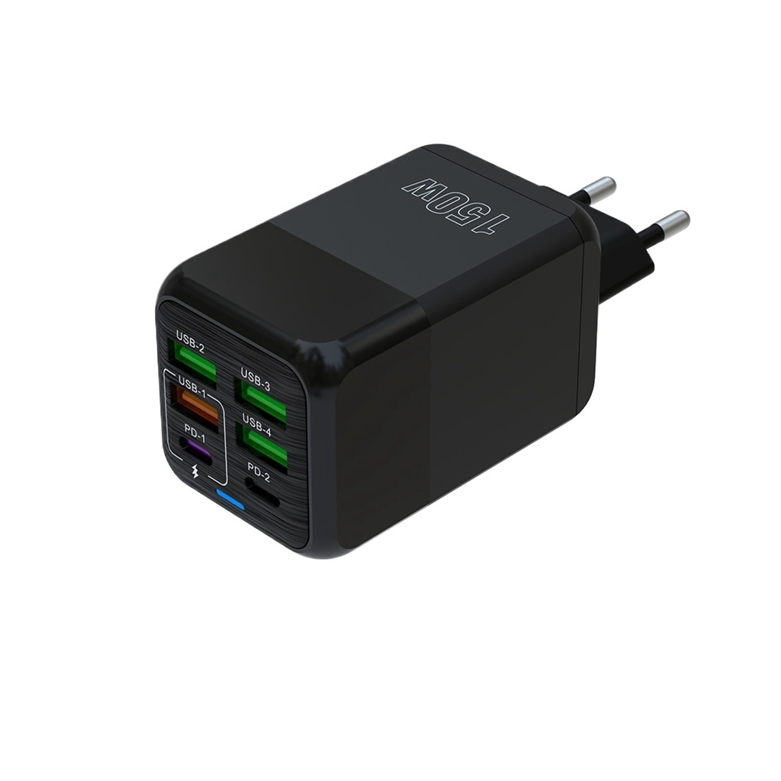 150W 6 Ports Pd QC 4.0 Usb C Fast Charger Wall Adapter Super Fast Charging